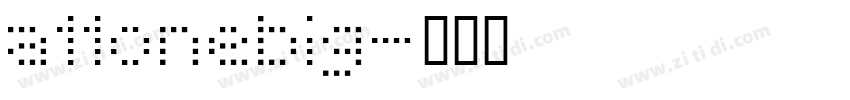 a11onebig字体转换
