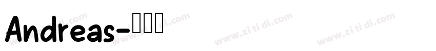 Andreas字体转换