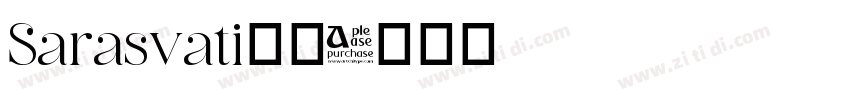 Sarasvati字体字体转换