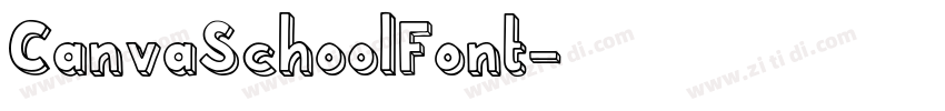CanvaSchoolFont字体转换