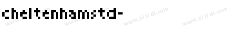 cheltenhamstd字体转换