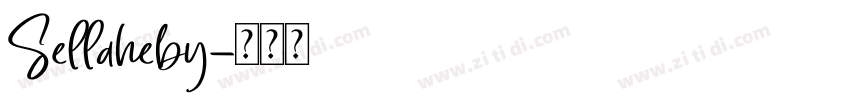 Sellaheby字体转换