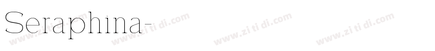Seraphina字体转换