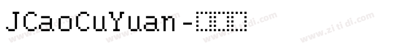 JCaoCuYuan字体转换 JCaoCuYuan字体转换