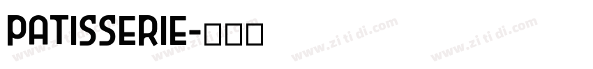 Patisserie字体转换