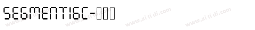 Segment16C字体转换