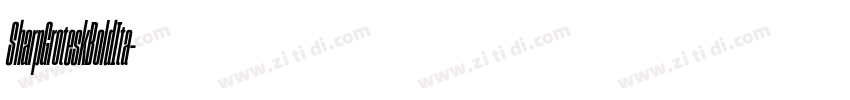 SharpGroteskBoldIta字体转换