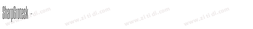 SharpGrotesk字体字体转换