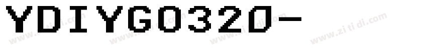 YDIYGO320字体转换