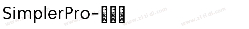 SimplerPro字体转换