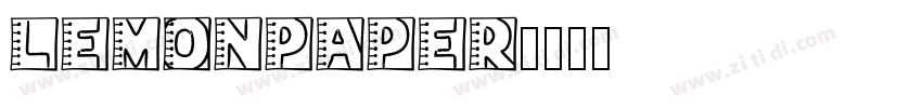 LemonPaper字体转换