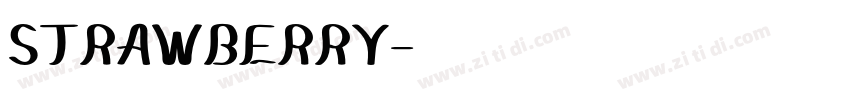 STRAWBERRY字体转换