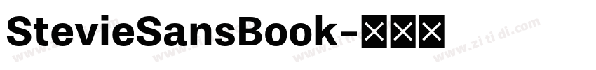 StevieSansBook字体转换
