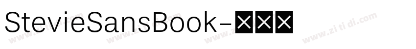 StevieSansBook字体转换
