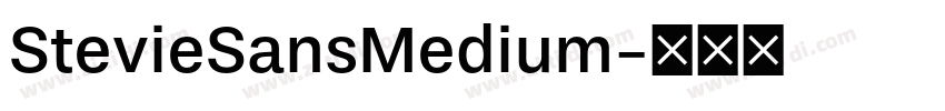 StevieSansMedium字体转换