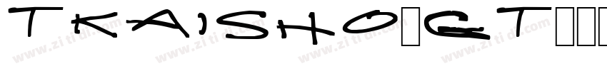 TKaisho-GT00字体转换