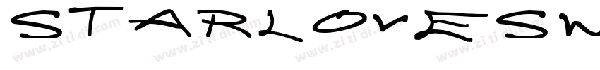 starlovesweet样品字体转换