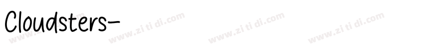 Cloudsters字体转换