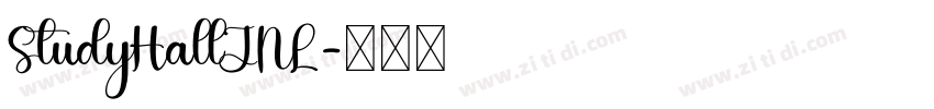 StudyHallJNL字体转换