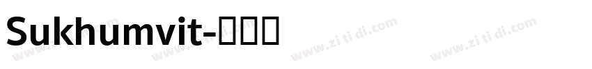 Sukhumvit字体转换
