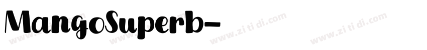 MangoSuperb字体转换