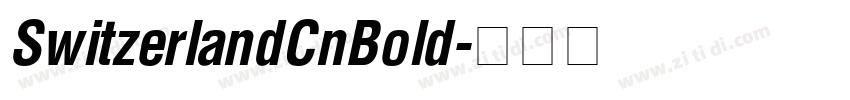 SwitzerlandCnBold字体转换