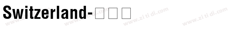 Switzerland字体转换