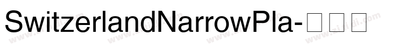 SwitzerlandNarrowPla字体转换