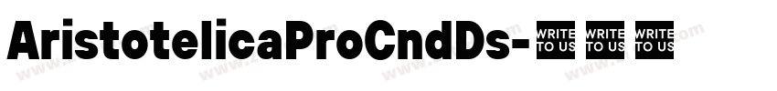 AristotelicaProCndDs字体转换