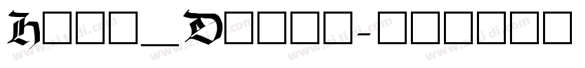 Huni_Dutcu字体转换