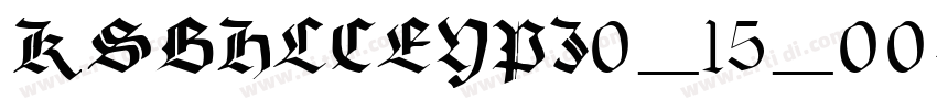 KSBHLCEYPJ0_15_00字体转换