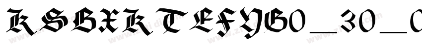 KSBXKTEFYG0_30_00字体转换