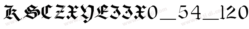 KSCZXYEIIX0_54_120字体转换