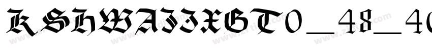 KSHWAJIXGT0_48_40字体转换