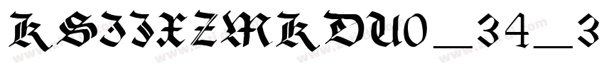 KSIJXZMKDU0_34_30字体转换
