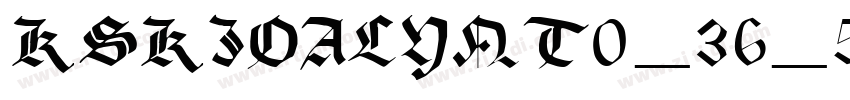KSKJOALYNT0_36_50字体转换