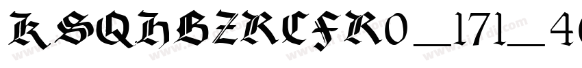 KSQHBZRCFR0_171_40字体转换