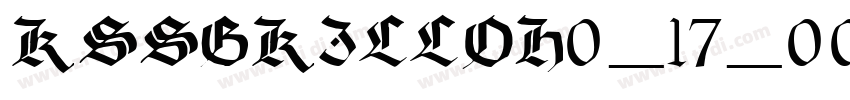 KSSGKILLOH0_17_00字体转换