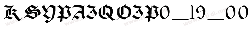 KSYPAIQOIP0_19_00字体转换