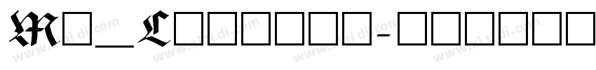 Mj_Lithium字体转换