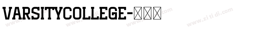 VarsityCollege字体转换