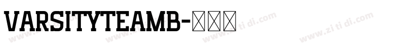 VarsityTeamB字体转换