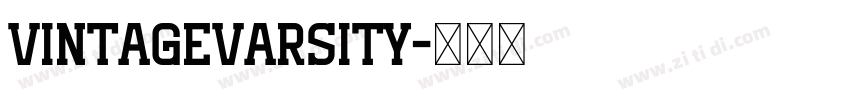 VintageVarsity字体转换