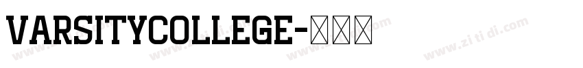 VarsityCollege字体转换