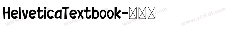 HelveticaTextbook字体转换
