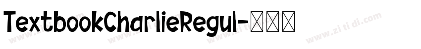 TextbookCharlieRegul字体转换