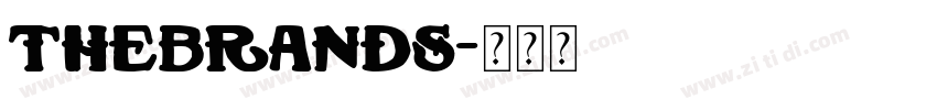 TheBrands字体转换