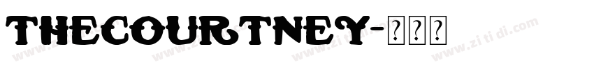 TheCourtney字体转换