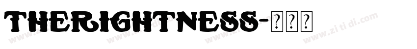 TheRightness字体转换