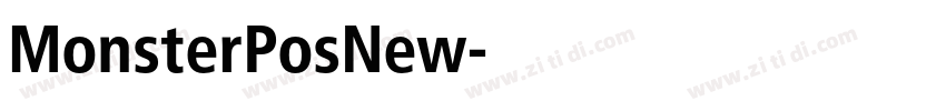 MonsterPosNew字体转换